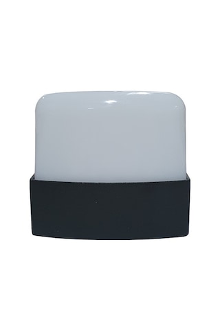 Ack Ah07-07801 6W Dekoratif Led Aplik Siyah Kasa Ip54 3000K Günış Siyah