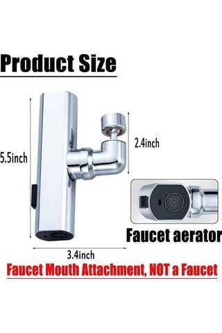 Dancemonkey Dayanıklı Mutfak Musluğu Sıçramaya Uygun Uçak Karşıyaka Musluğu Siyah