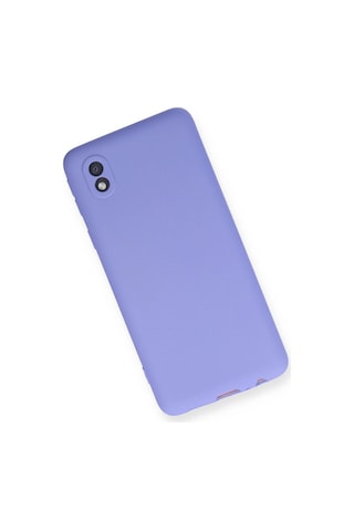 Gld-spt- Newface Samsung Uyumlu Galaxy A01 Core Kılıf First Silikon - Lila