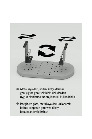 Reyo Falez Dekoratif Yan Sehpa Oval Krem