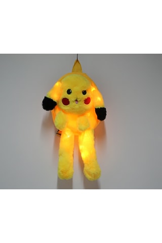 Riverworld River World Sırt Çantası Pikachu Oynar Kulaklı Peluş Çok Renkli