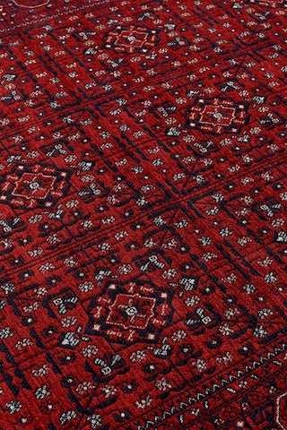 Kırmızı Renkli Afgan Tarzı Altı Kaymaz Şönil Kilim-58