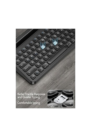 Şarjlı Bluetooth Touchpad Klavye Dual Bağlantı Xiaomi Mi Pad 5 11 İnç Uyumlu Hızlı Ve Kolay Kablosuz Bağlantı Tablet Ve Telefon İle Kullan Türkçe Q Klavye Zr731