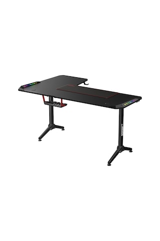 Twısted Minds Warrıor Tm-y-rb-rgb L Design Oyuncu Masası - Siyah