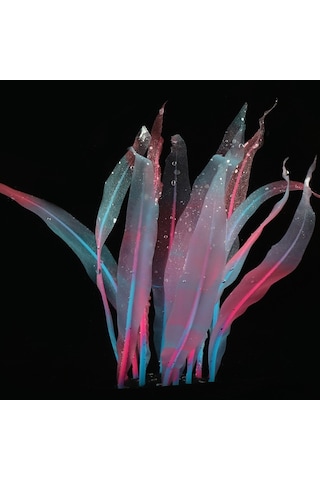 Sones Akvaryum Balık Tankı Dekorasyonu Peyzaj Silikon Simülasyon Mercan Yapay Yosun Peyzaj Dekorasyonu, Boyut: Hz005 43cm Büyük