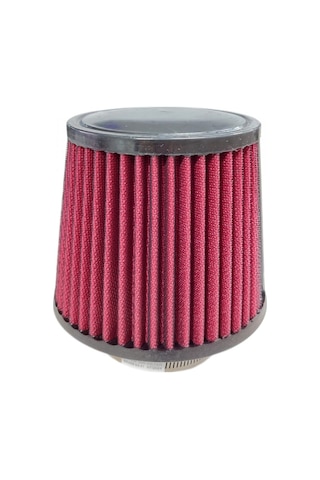 Carub Hava Filtresi Tuning Kırmızı 16cmx15cm Giriş: 76mm Br4686341