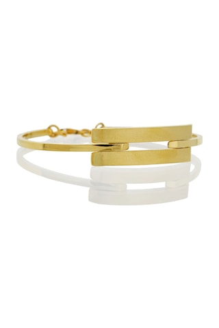 Güçlü Gövde Zarif Kol 22 Ayar Altın 2 'li Kaburga Bilezik Sarı
