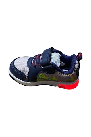 Lafonten Bebek Işıklı Spor Ayakkabı Lacivert Gri Kırmızı Yeşil - 847832073 Lacivert Gri Kırmızı Yeşil