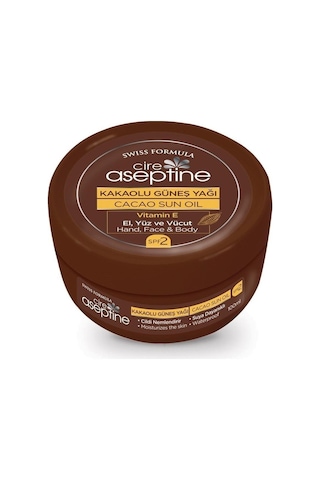 Cire Aseptine Kakaolu Güneş Yağı SPF2 5 x 100 ML
