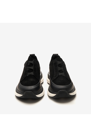 Siyah Mat+siyah Süet Sneaker Erkek Ka-alfa9003 John May Napoli