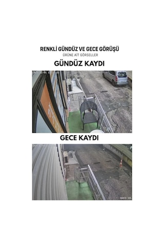 4 Kameralı 4mp Sesli Kayıtlı 4'lü Gece Görüşlü İç Dış Mekan Ip Kamera Seti Tak Çalıştır