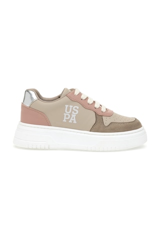 U.S. Polo Assn. Kız Çocuk Bej Sneaker Ayakkabı 50315546-VR011