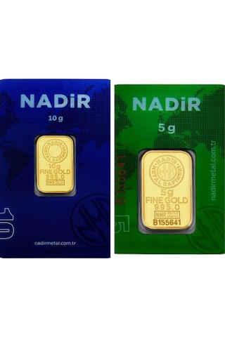 Tuğrul Kuyumculuk 15 Gram 24 Ayar Külçe Altın 10 + 5