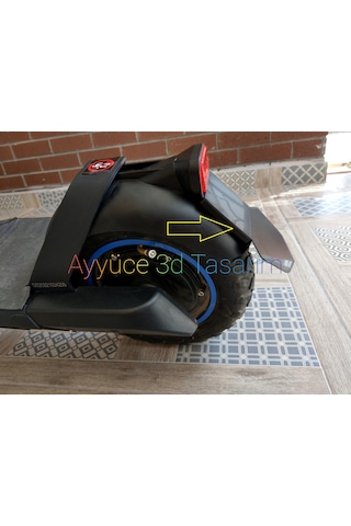 Ayyüce3d Hifree G1 Scooter Arka Çamurluk Eki Çıkarılabilir