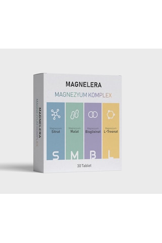 Magnelera Magnezyum Komplex 30 Tablet