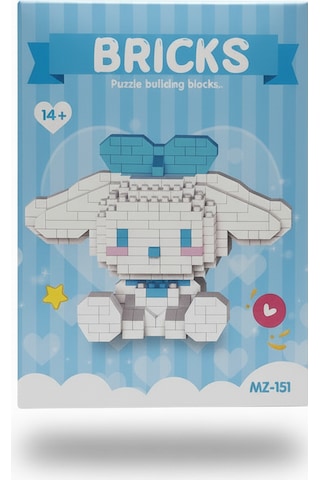 Cinnamoroll Karakter Lego Seti - Figür Oyuncak - Mikro Blok Yapım Seti