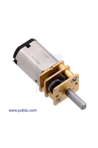 Pololu 450rpm 6v Mikro Metal Redüktörlü Düşük Güçlü Lp Dc Motor Pl-993