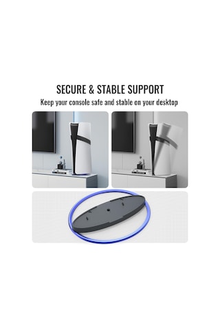 Ps5 Pro/ps5/ps5 Slim İçin Konsol Standı, Playstation 5 İçin Siyah