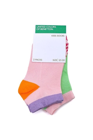 United Colors Of Benetton Benetton 2'li Çorap Bnt-g24059 Pembe