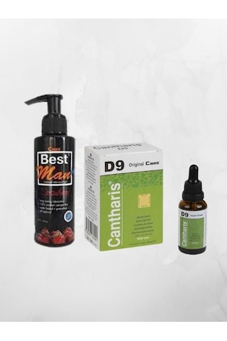 Best Man Lubricant Jel Çilek Aromalı + Cantharis D9