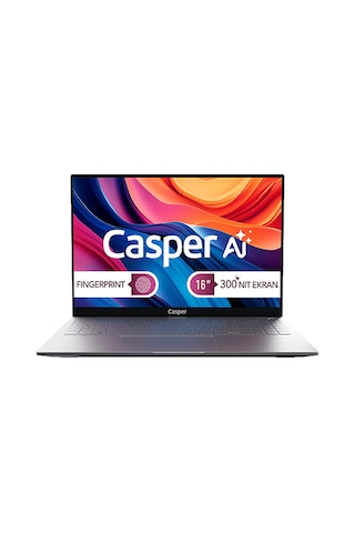 Casper Nirvana S100.255H-CQ00A-G-F Core Ultra 7 255H 24 GB 1 TB SSD 16" W11H Dizüstü Bilgisayar