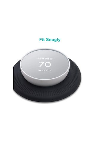 Xindoker Google Nest Thermostat İçin Beyaz Silikon Koruyucu Kılıf - Zımparalardan Ve Çarpmalardan Koruma Sağlar