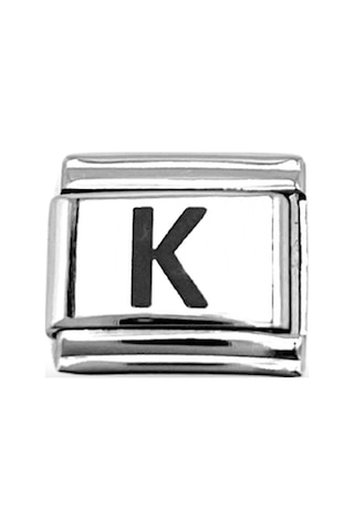 K Harf Charm Çelik Bileklik Aksesuarı Kişiye Özel Harf Modülü Minimal & Şık Tasarım Diğer