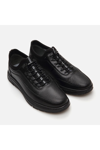 Hotiç Hakiki Deri Siyah Erkek Spor Ayakkabı 02ayh286730a100 Siyah