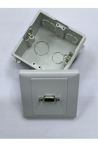 Vga Duvar Priz Kasalı Vga Duvar Prizi