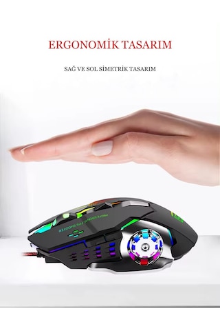 Bajeal M500 Kablosuz RGB Optik Mouse
