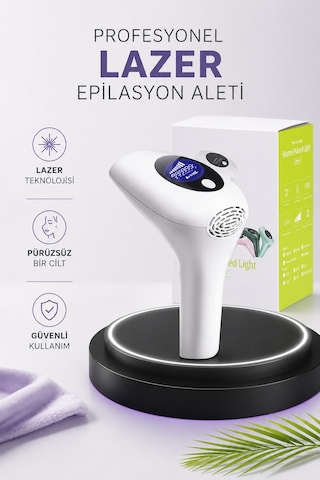 Ipl Lazer Teknolojili Dijital Ekranlı Epilasyon Cihazı - Lisinya
