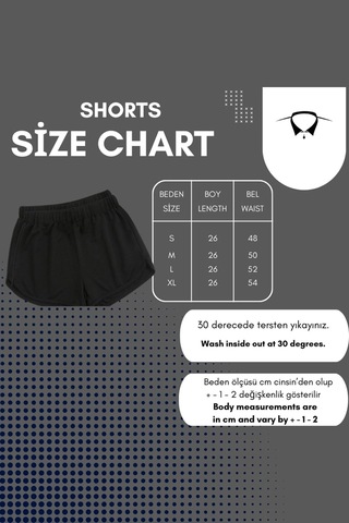 Nasa Bermuda Penye Şort - Gri Baskılı Kordonlu Baskılı Gri