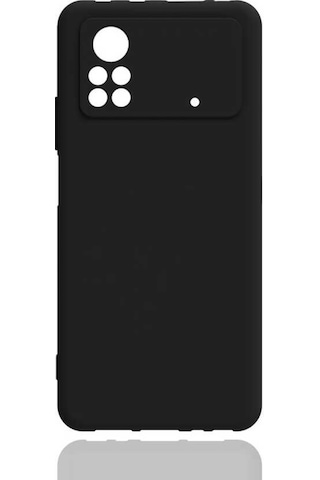 Xiaomi Poco X4 Pro 5G Kılıf Biye Yumuşak Silikon Case Siyah