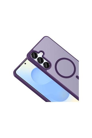 Spia Galaxy S25 Fe İle Uyumlu Kılıf Kablosuz Derin Mor Vulga Sert Kapak Orijinal Galaxy S25 Fe İle Uyumlu, Kablosuz Derin Mor 50 x 22