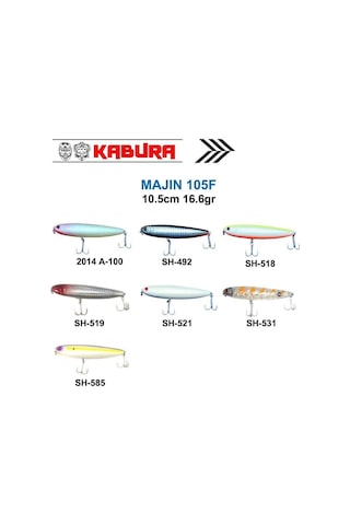 Kabura Majin 105f Sahte Balık