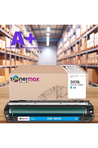 Hp 307a Ce741a Mavi Uyumlu Toner A Plus / Color Laserjet Cp5225 / Cp5225n / Cp5225dn