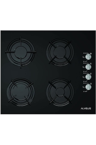 Alveus 6 Program Turbo Ankastre Cam Set - Siyah