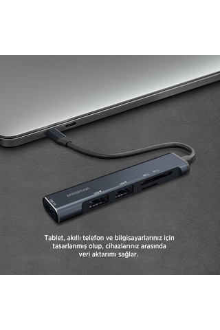 Polosmart Psm151 Dönüştürücü & Çoklayıcı Gri