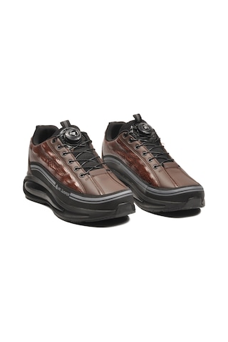 Siyah Kahve Memory Foam Misina Bağcıklı Erkek Sneaker 2250 M Siyah-kahve