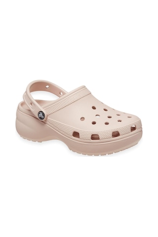 Crocs 206750 G Classic Platform Clog W Pudra Kadın Terlik Pudra