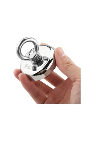 Magnet Fishing Neodyum Pot Mıknatıs, Çap 48Mm, Kurtarma Mıknatısı