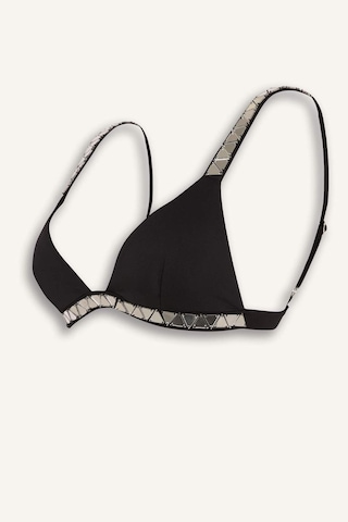 Defacto Lilyrose X Defacto Regular Fit Bikini Üstü H9443ax26hsbk81 Siyah-bk81