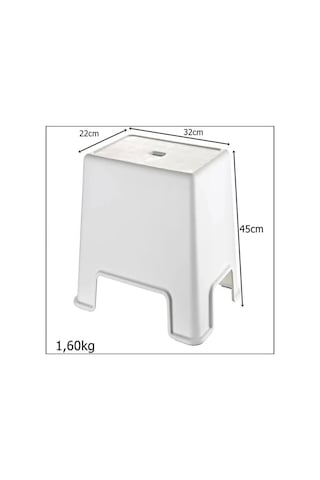 Büyük Boy Banyo Taburesi Royaleks-129 Çok Renkli