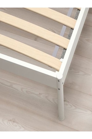 Kleppstad Çift Kişilik Karyola, Beyaz-bej, 160x200 Cm