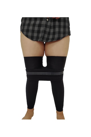 Siyah Kadın Korse 2 Beden İnceltici Yüksek Bel Korse Tayt Siyah