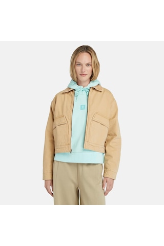 Timberland Strafford Yıkanmış Kanvas Kadın Bej Ceket Tb0a5vj7eh31 Bej