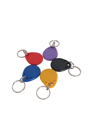 Sr-602 H Yazılabilir Ve Kopyalanabilir Rfıd Proximity Anahtarlık 125 Khz Keyfob Geçiş Kontrol Çipi 50 Adet