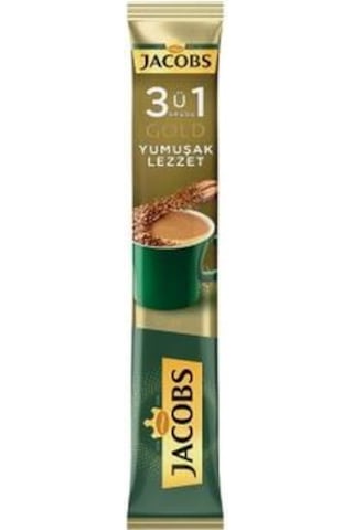 Jacobs 3'ü 1 Arada Gold Yumuşak İçim Karışım Kahve 40 x 18 G