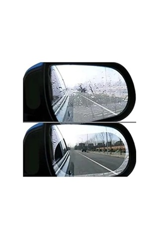 Oto Yan Ayna Yağmur Kaydırıcı Film Çift Paket