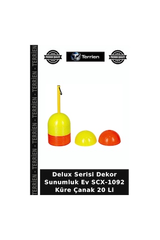Premium Scx-1092 Küre Çanak 20 Li Sunum Seti Mutfak Sunumluk Diğer